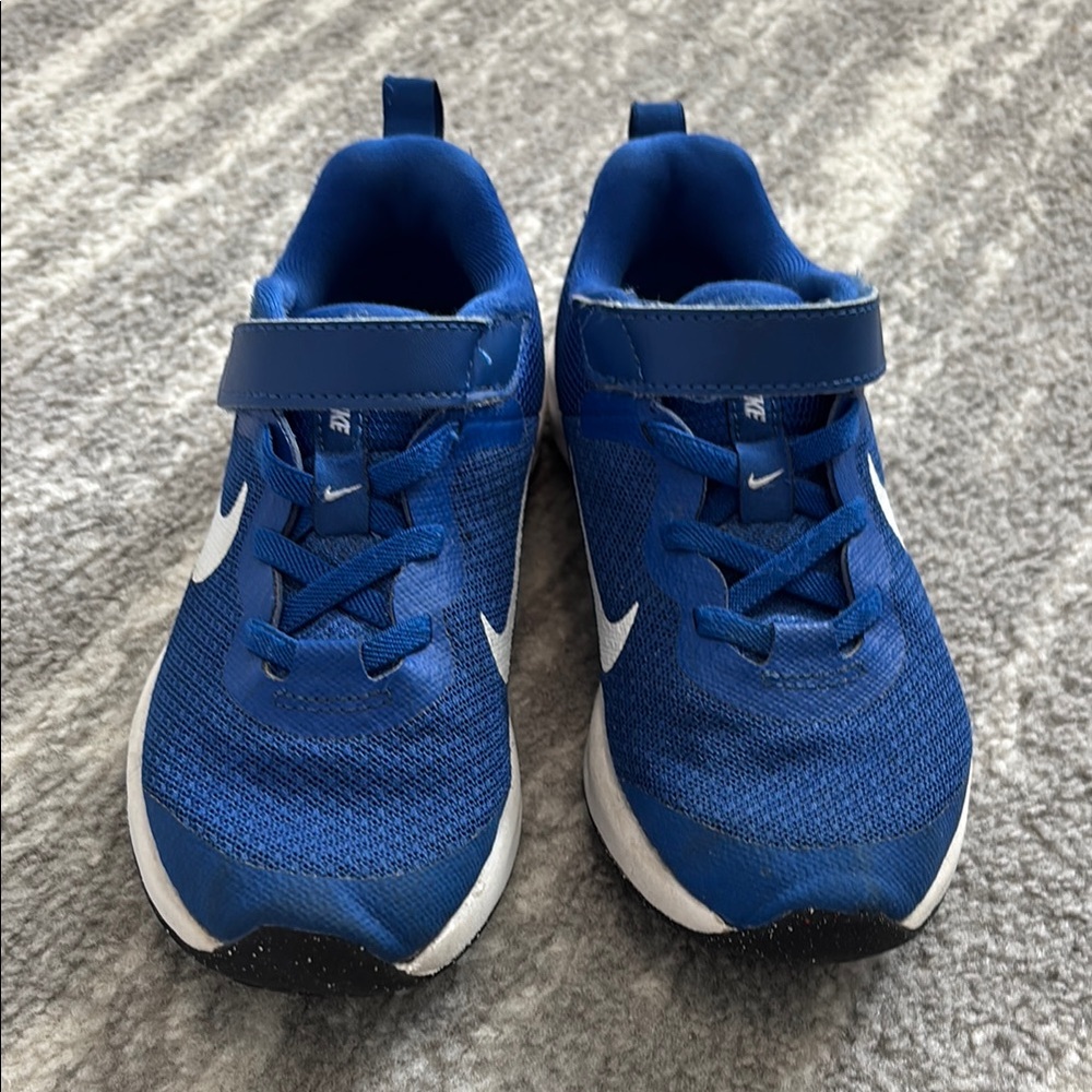 Nike Kids Blue and White Sneakers